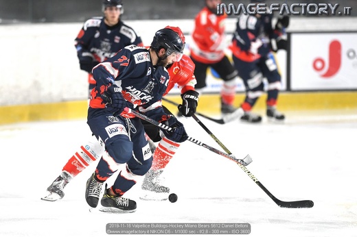 2019-11-16 Valpellice Bulldogs-Hockey Milano Bears 5612 Daniel Belloni